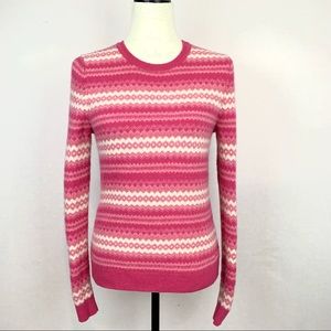 Vineyard Vines Merino Lambswool Sweater Pink Sz M